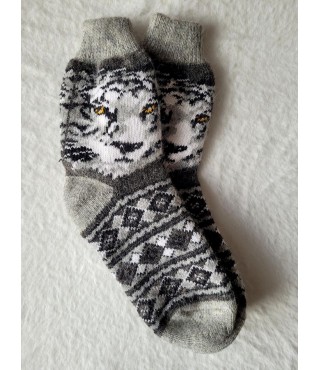 Naujos vilnonės kojinės  - Tigras